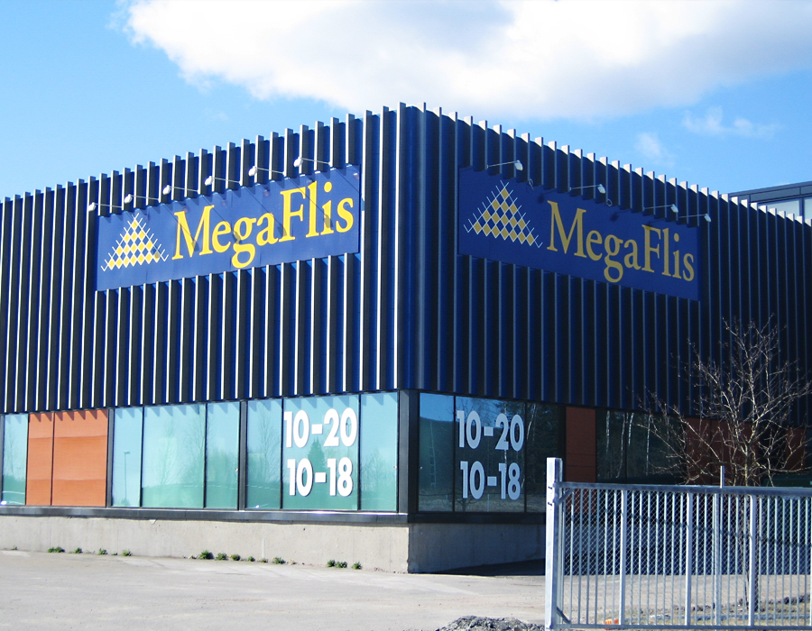 Megaflis - Utendørs skilt